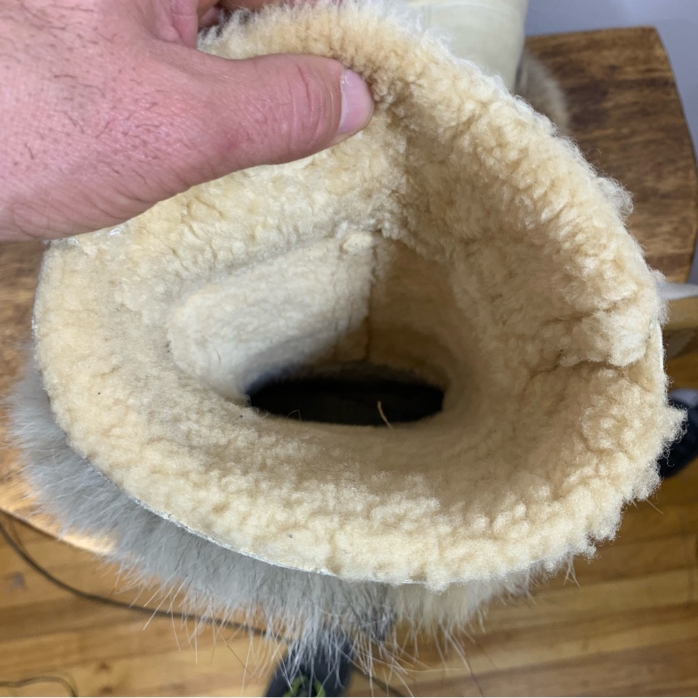 Vintage winter fur boots - Picture 12 of 13